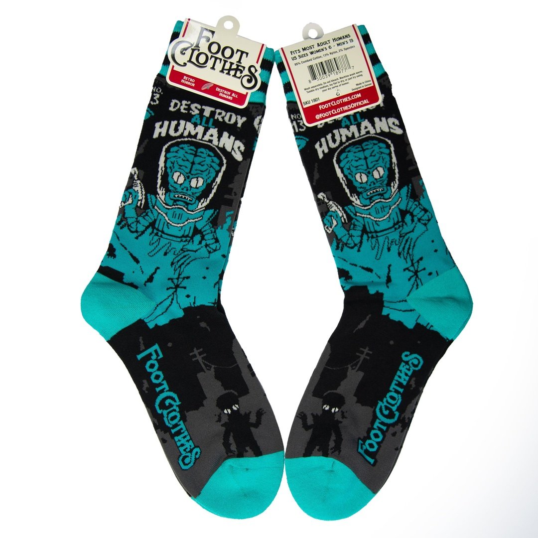 Destroy All Humans Crew Socks - ResirWrecked Costumes