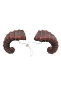 Brown dragon costume horns.