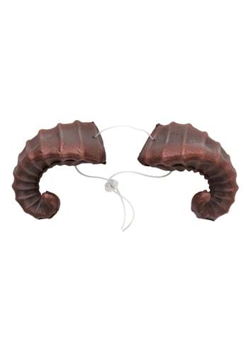 Brown dragon costume horns.