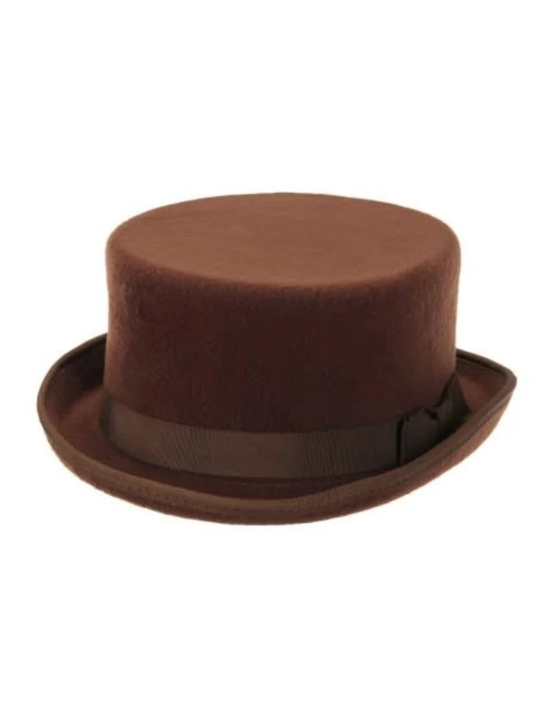 Brown John Bull hat.