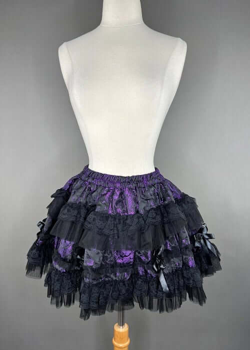 Burleska Lolita Mini Skirt - Purple image 0