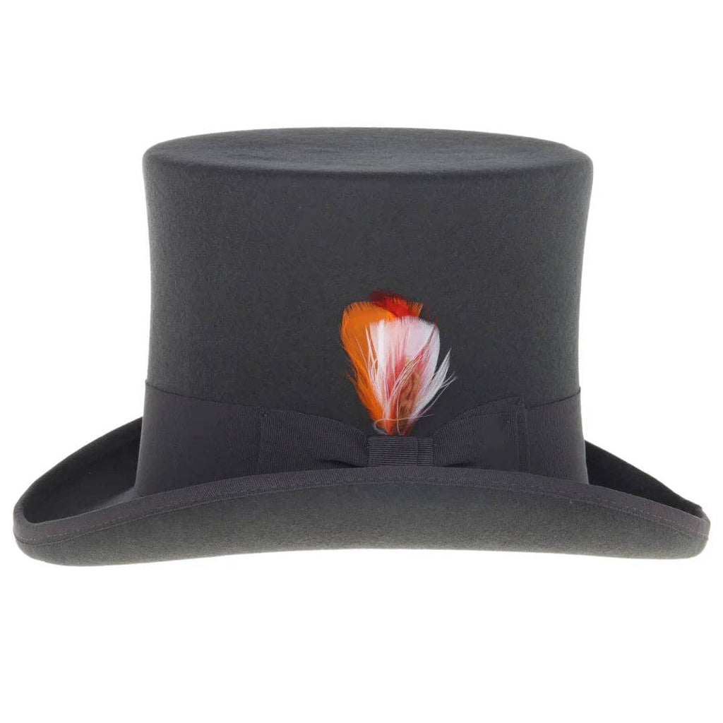 Charcoal Wool Top Hat - ResirWrecked Costumes