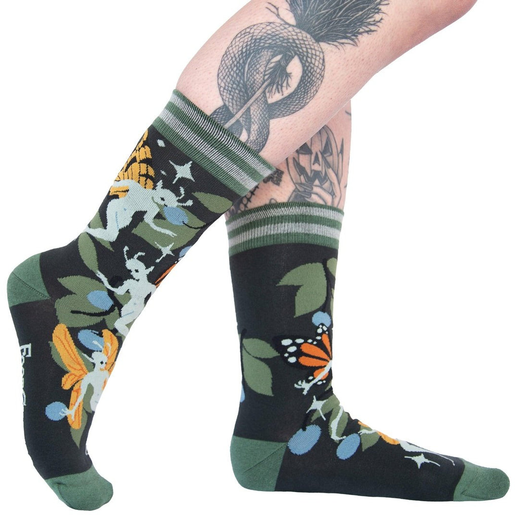 Fanciful Fairies crew socks.