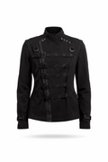 Black Tripp zip-off buckle jacket.