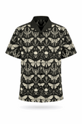 Moths and Oddities button-up shirt.