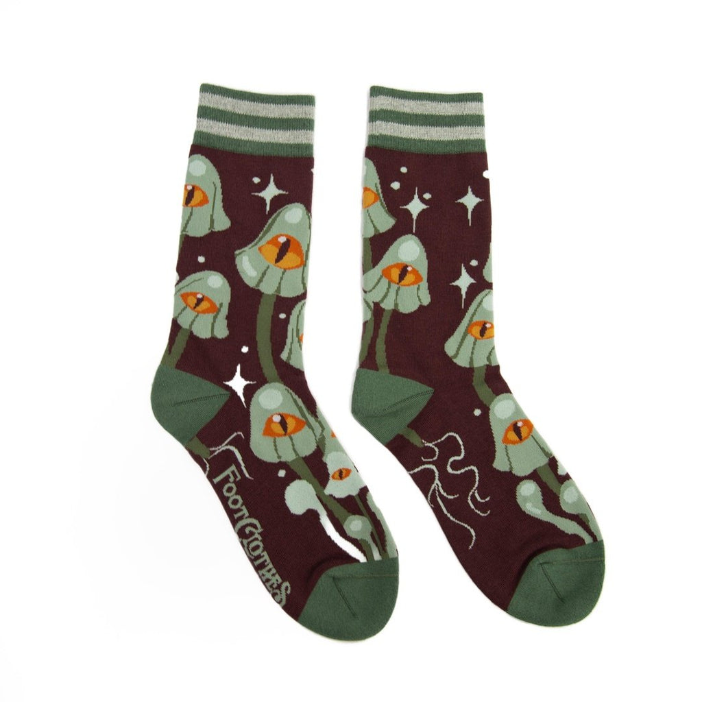 Mystic Mushrooms Crew Socks - ResirWrecked Costumes