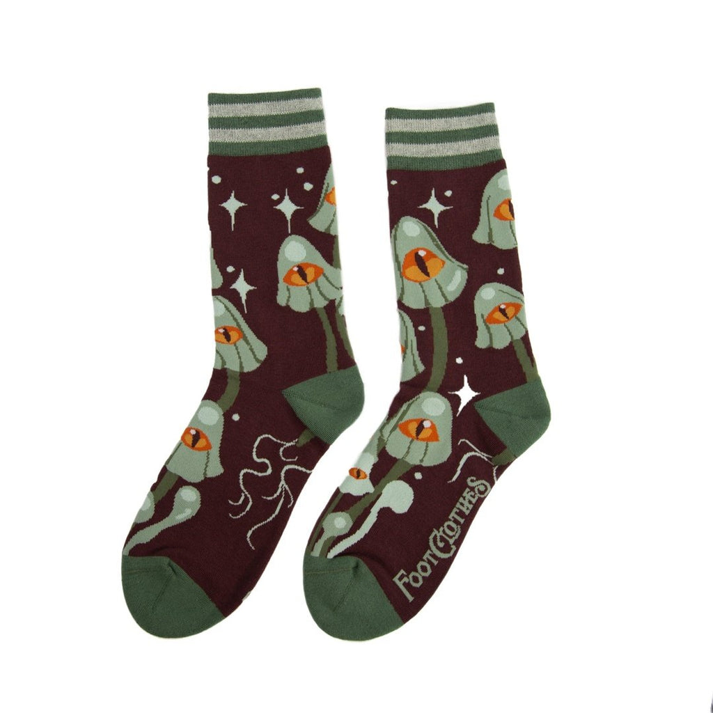 Mystic Mushrooms Crew Socks - ResirWrecked Costumes
