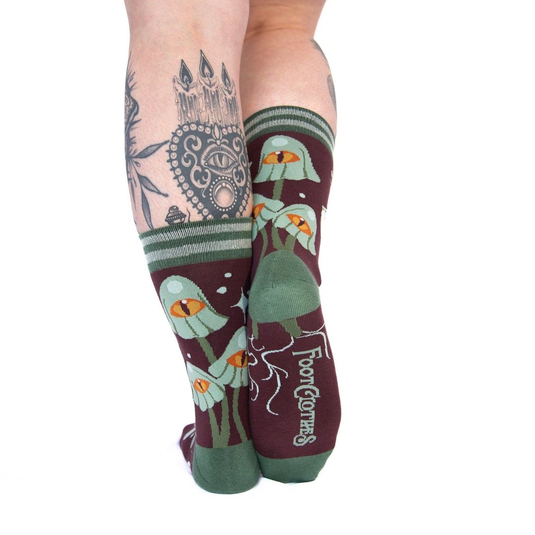 Mystic Mushrooms Crew Socks - ResirWrecked Costumes