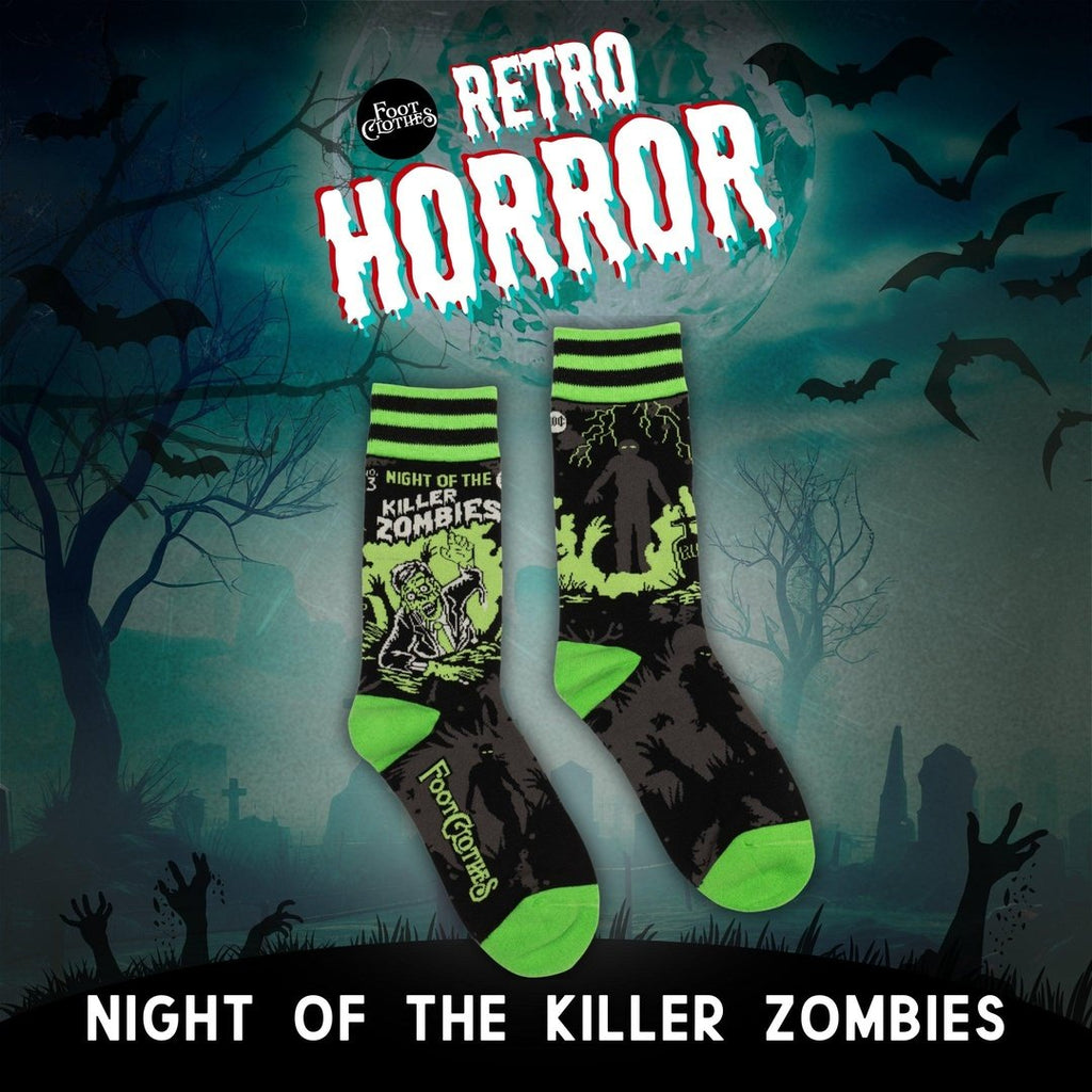 Night of the Killer Zombies Crew Socks - ResirWrecked Costumes