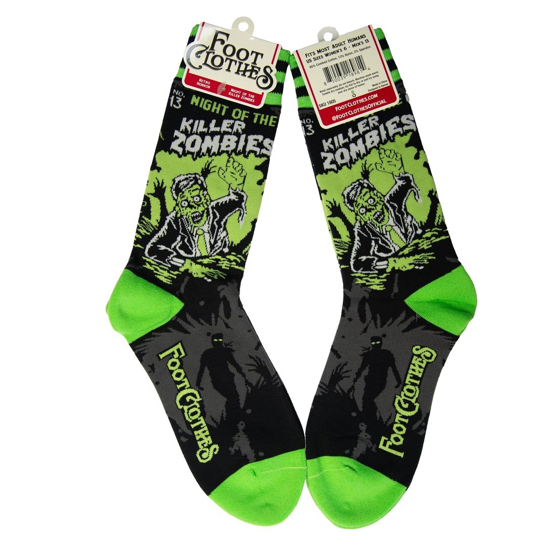 Night of the Killer Zombies Crew Socks - ResirWrecked Costumes