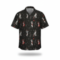 Gothic Cuties pinup-print artist-series button-up shirt.