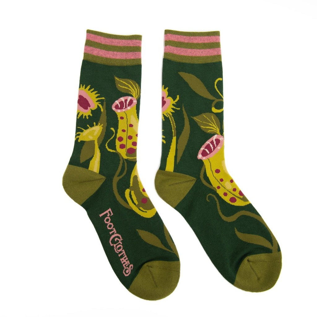 Pitcher Plant Crew Socks - ResirWrecked Costumes