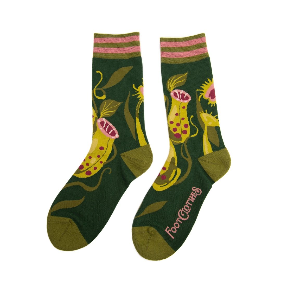 Pitcher Plant Crew Socks - ResirWrecked Costumes