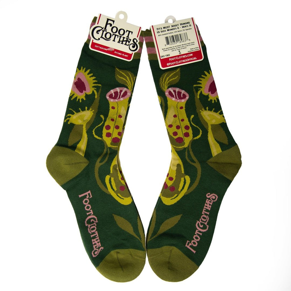 Pitcher Plant Crew Socks - ResirWrecked Costumes