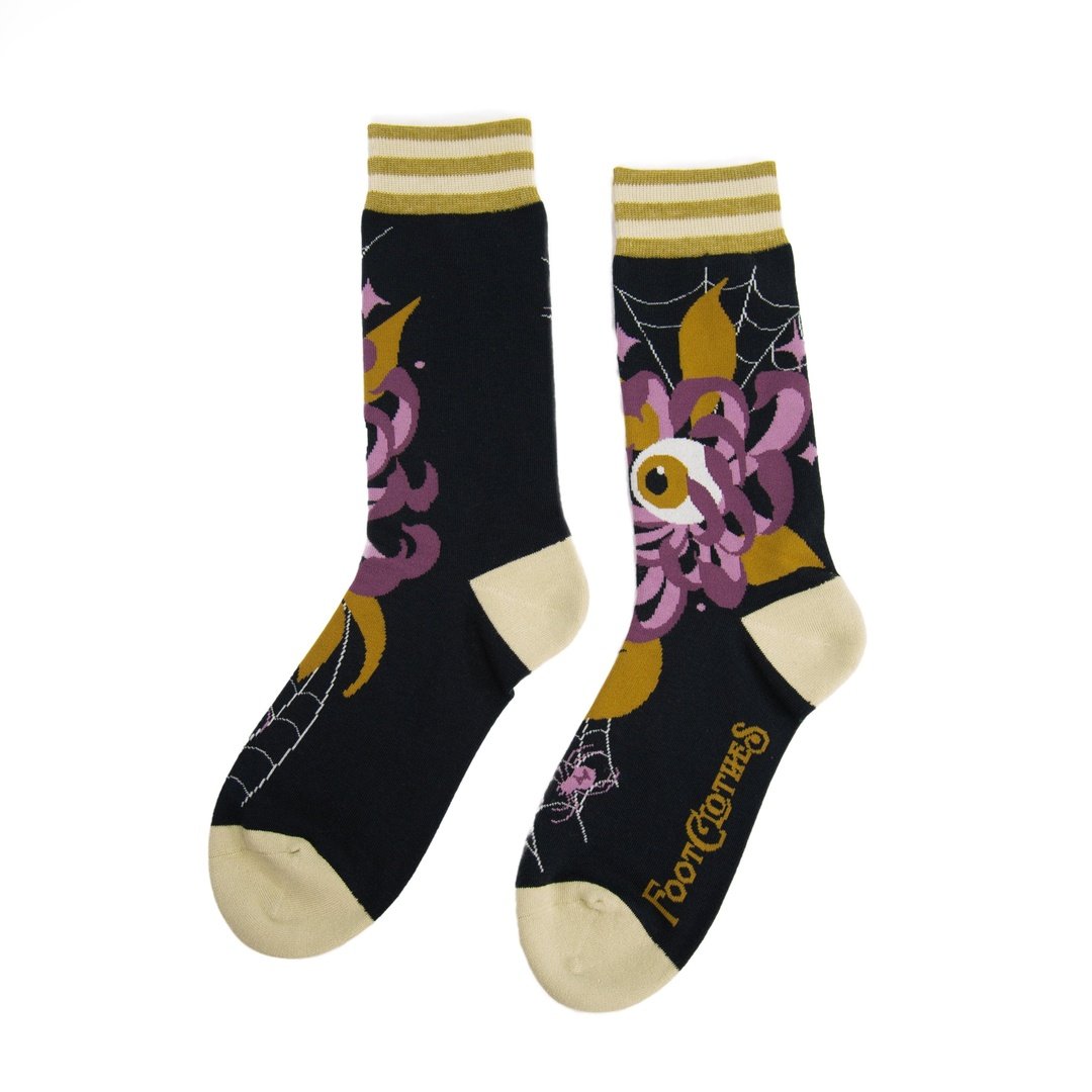 Arachnid's Bloom Crew Socks - ResirWrecked Costumes