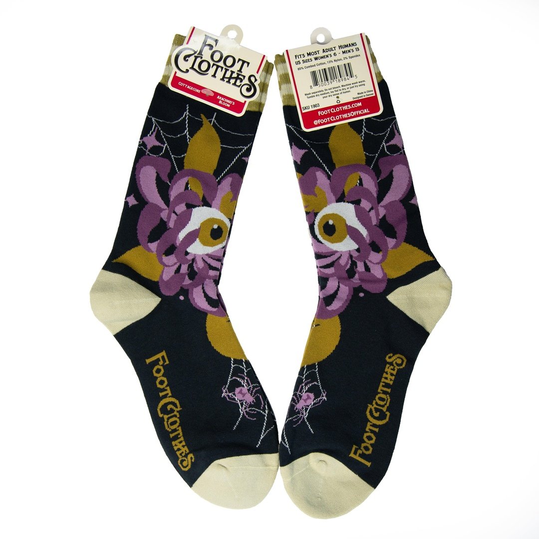 Arachnid's Bloom Crew Socks - ResirWrecked Costumes