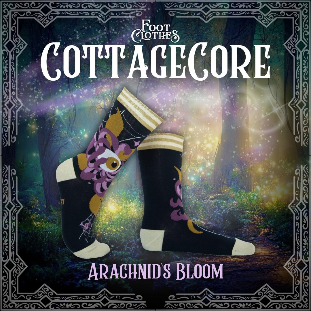 Arachnid's Bloom Crew Socks - ResirWrecked Costumes