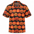 Retro Pumpkins 2026 by Skelly Shirts, ghost mannequin front view