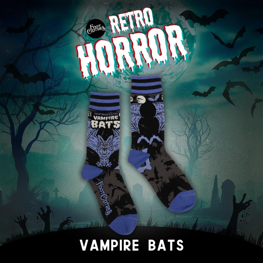 Vampire Bats Crew Socks - ResirWrecked Costumes