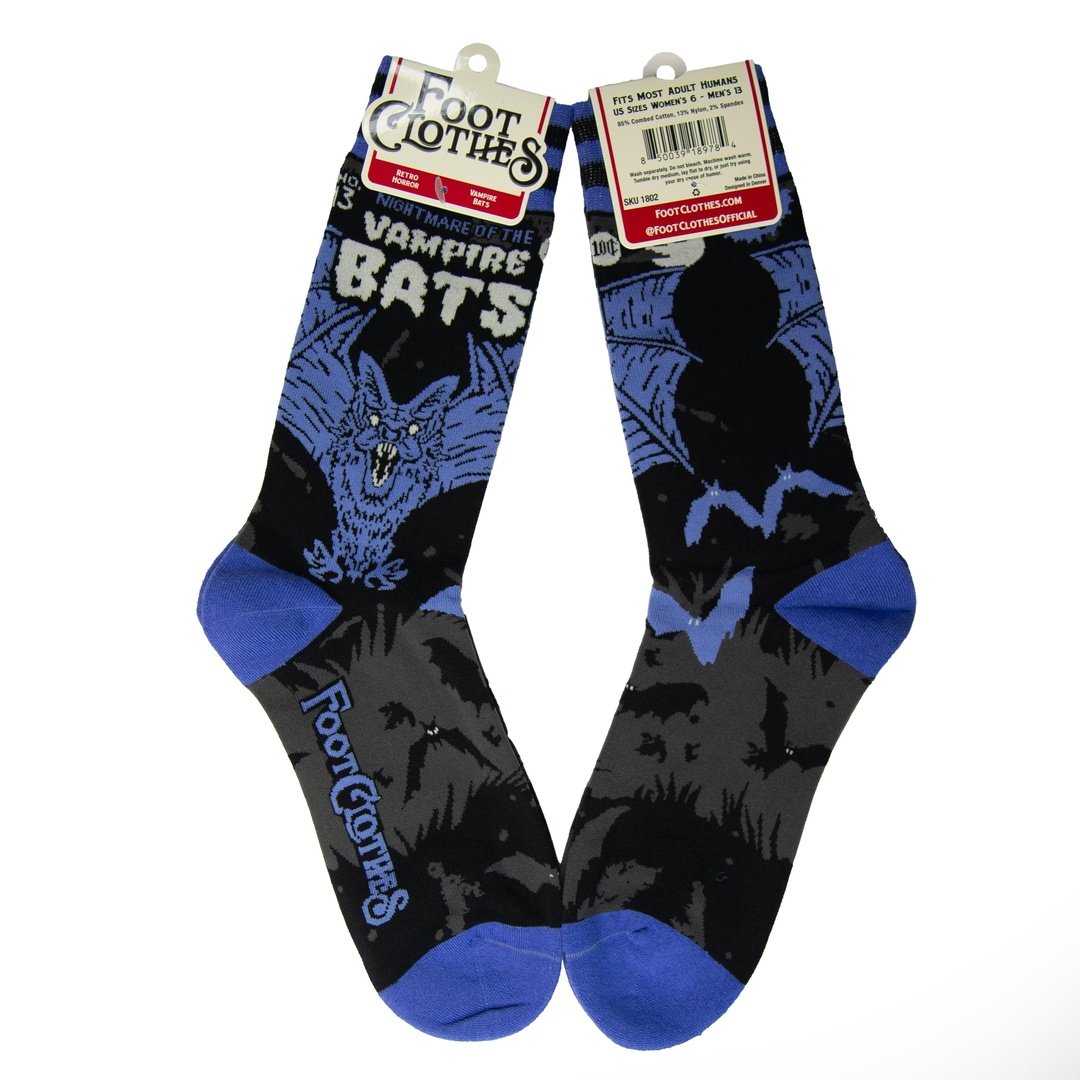 Vampire Bats Crew Socks - ResirWrecked Costumes
