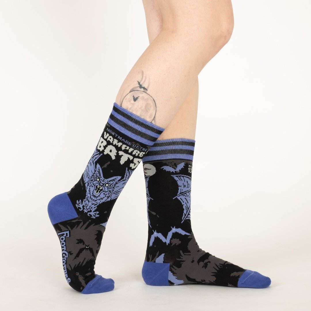 Vampire Bats Crew Socks - ResirWrecked Costumes