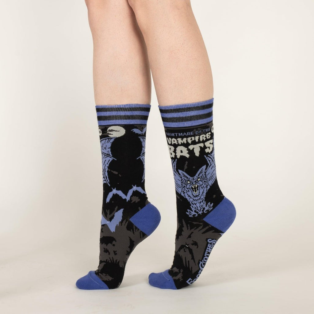 Vampire Bats Crew Socks - ResirWrecked Costumes
