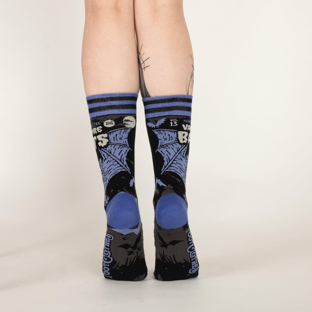 Vampire Bats Crew Socks - ResirWrecked Costumes