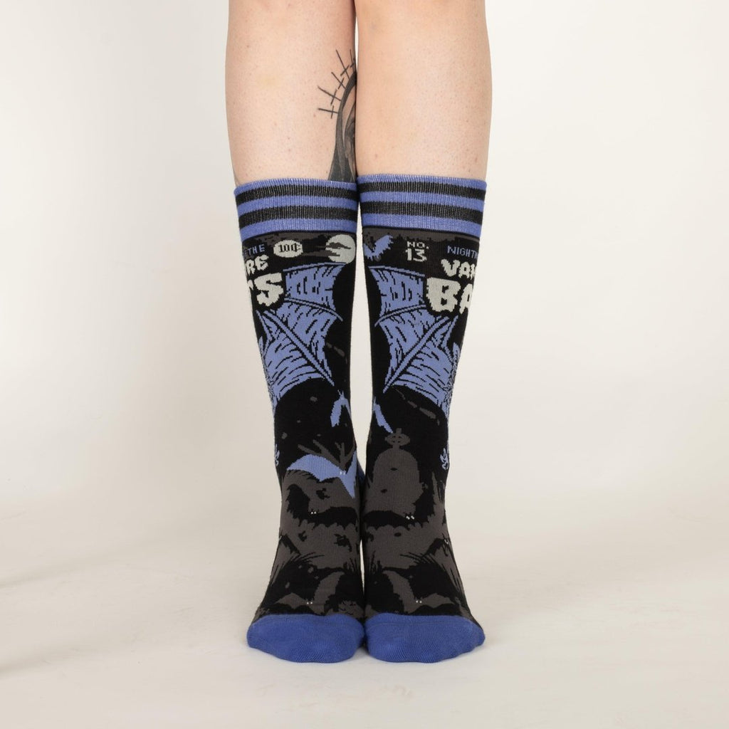 Vampire Bats Crew Socks - ResirWrecked Costumes